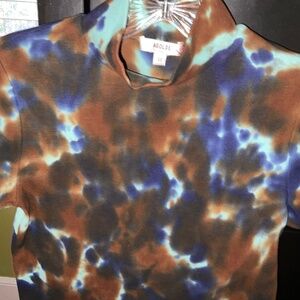 AGOLDE XS MOCK T TIE DYE